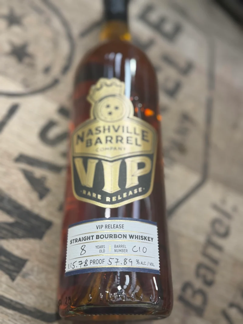 Nashville Barrel Co 8yr Single Barrel Bourbon - C10 - "Vip Release" - 115.78 Proof
