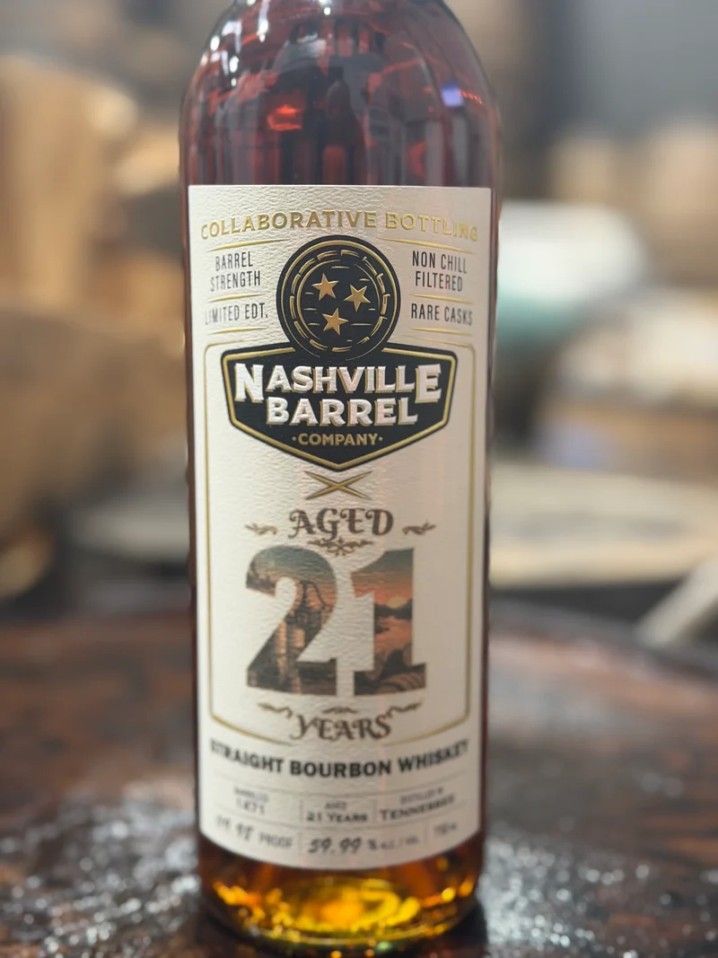 Nashville Barrel Co 21yr Single Barrel Bourbon - #1471 - 119.98 Proof -