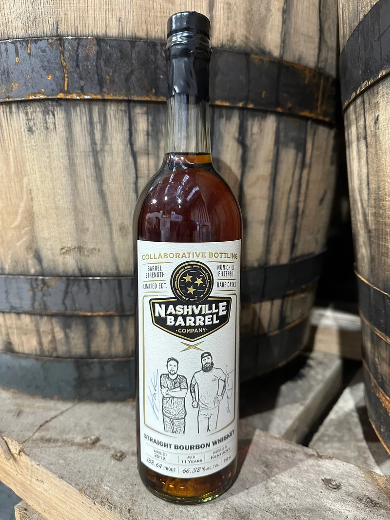 Nashville Barrel Co 11yr Kentucky Single Barrel Bourbon #2912 - Hinds / Davenport - 132.64 proof