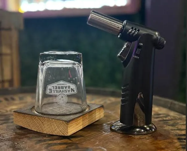 Nashville Barrel Co Smoked Old Fashion Smoking Kit - Comes with Logo'd Glass