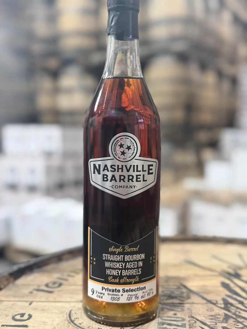 Nashville Barrel Co 9yr Single Barrel Bourbon - Honey Cask Finished - #1505 - 121.96 Proof