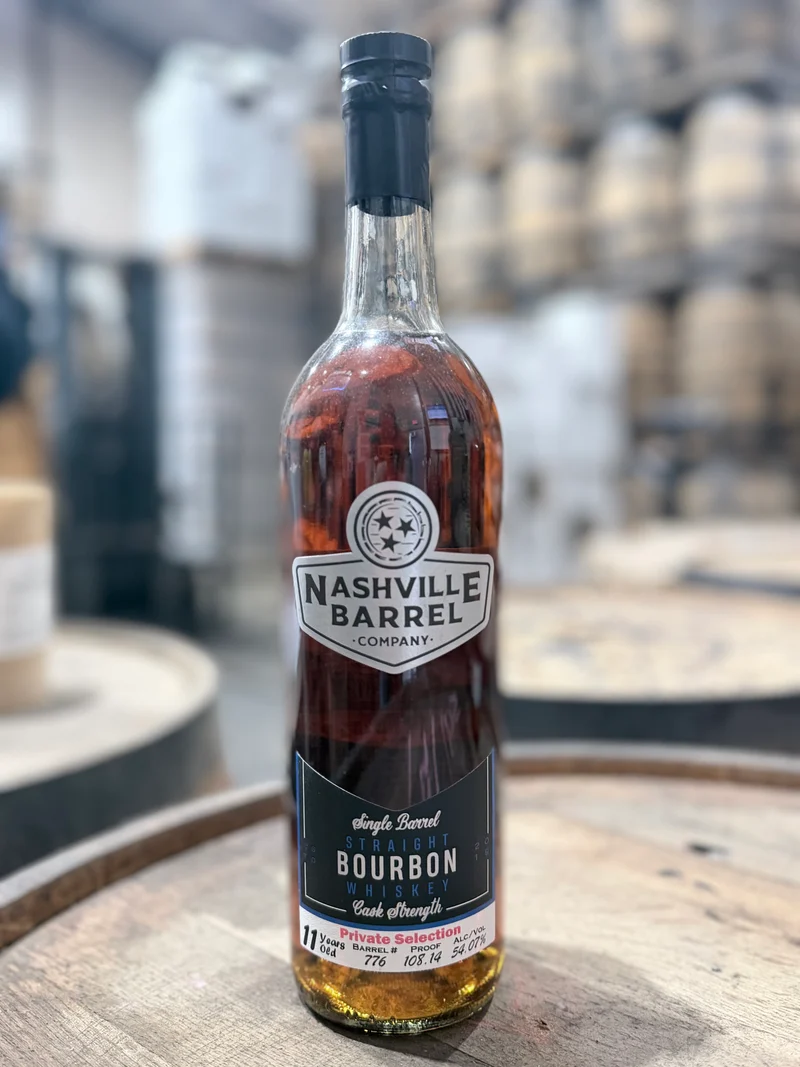 Nashville Barrel Co 11yr Single Barrel Bourbon #776 - 108.14 Proof