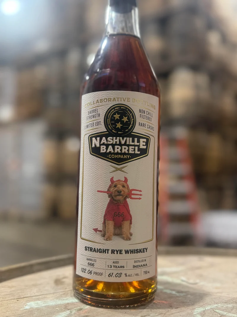Nashville Barrel Co 13yr Single Barrel Rye - #666 - Stella Devil Costume - 122.06 Proof