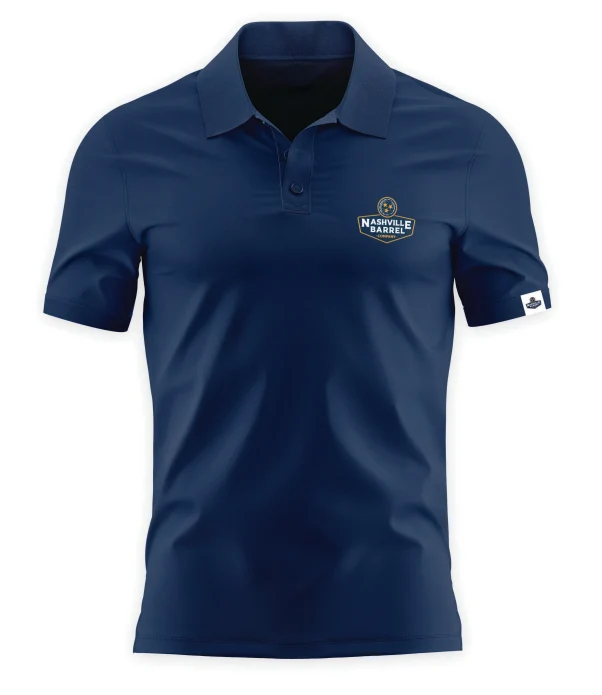 Nashville Barrel Co - Performance Polo - Blue