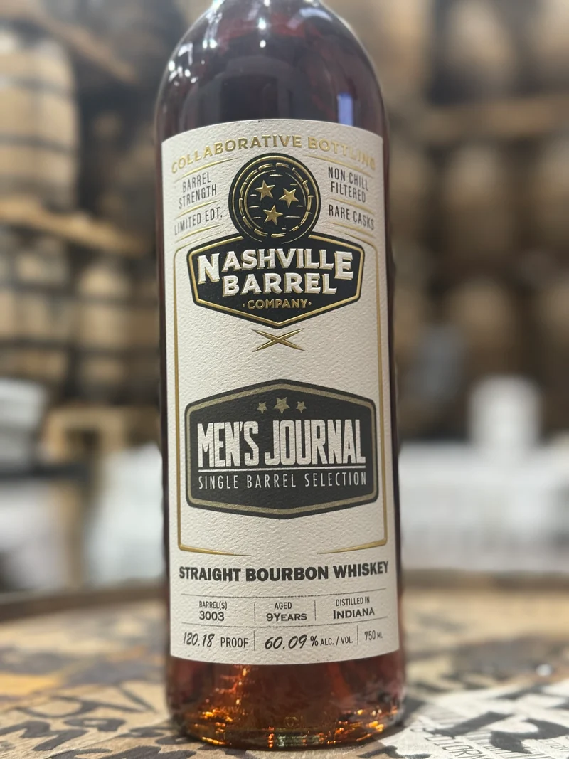 Nashville Barrel Co 9yr Single Barrel Bourbon - #3003 - Men's Journal - 120.18 Proof