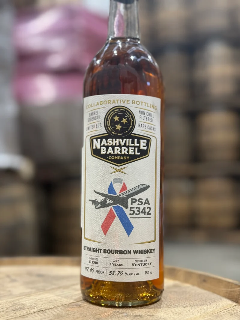 Nashville Barrel Co Straight Bourbon - PSA5342 Keepsake - Cask Strength Small Batch -