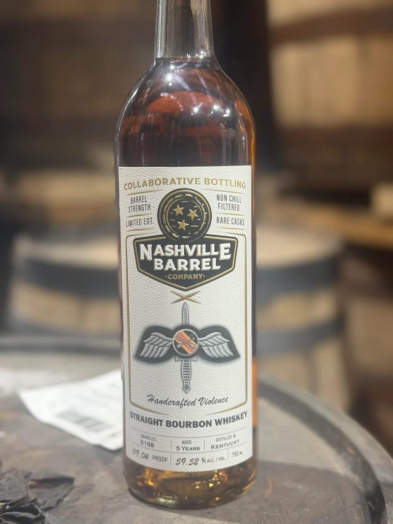 Nashville Barrel Co 5yr Single Barrel Kentucky Bourbon #5168 - 119.04 Proof