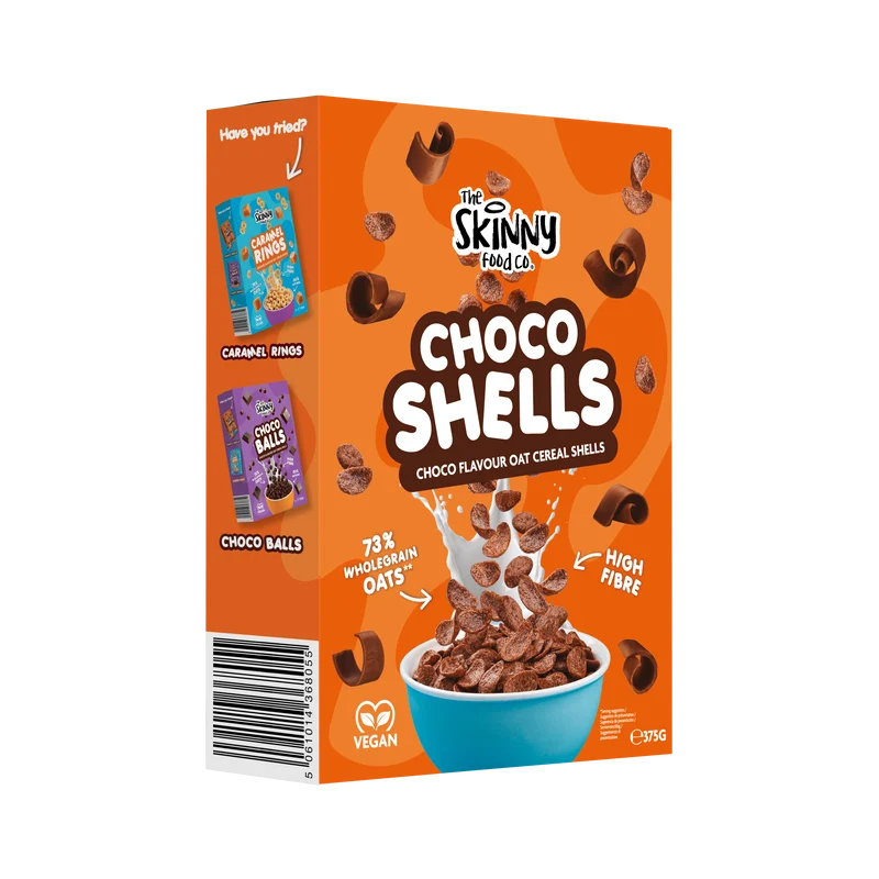 Skinny Oat Cereal Chocolate Shells - 375g