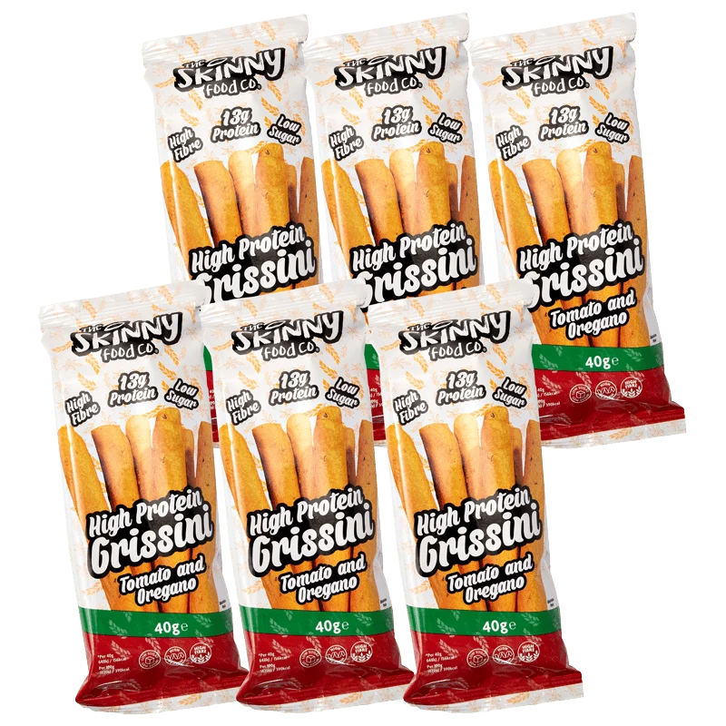 (Rea, bäst före, 26 maj) Mager proteinrik tomat- och oreganogrissini 40 g x 6
