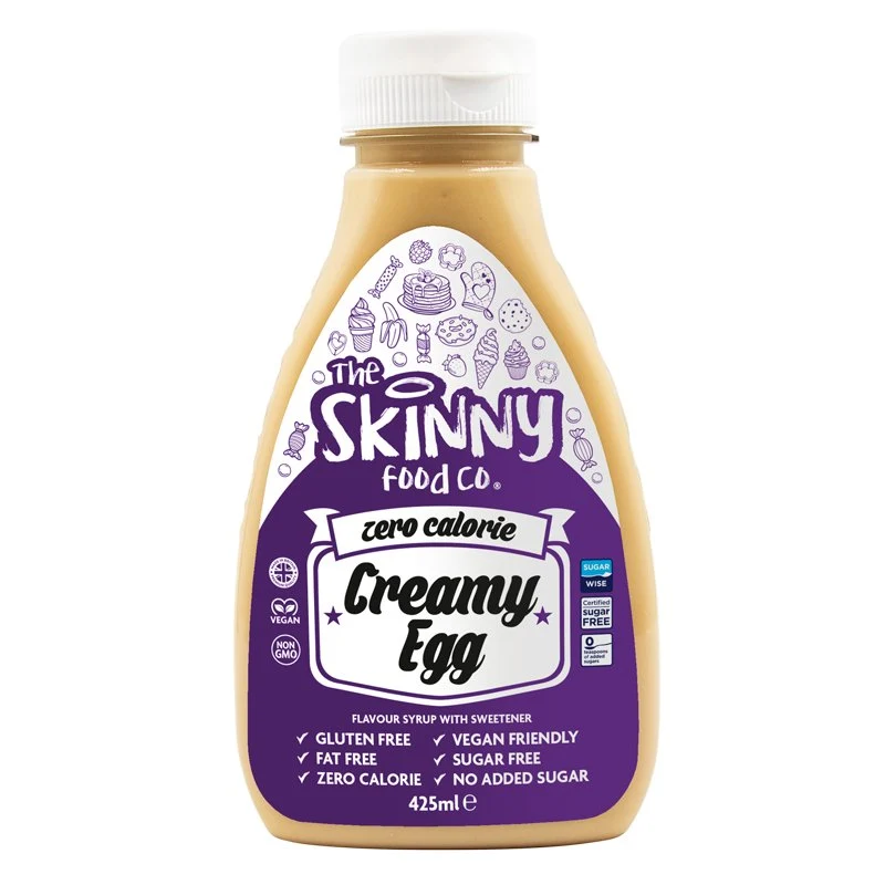Krämig äggsirap utan kalorier, sockerfri och mager - 425 ml begränsad upplaga