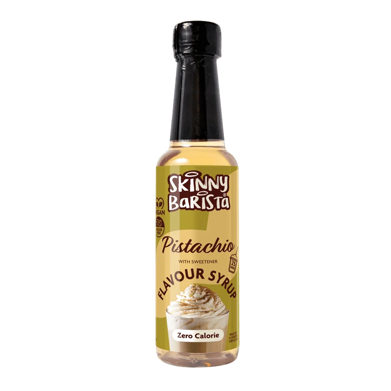 Skinny Barista Pistage Smaksatt Sirap - Kalorifri Skinny Kaffesirap - 250ml - LIMITIERAD UPPLAGA