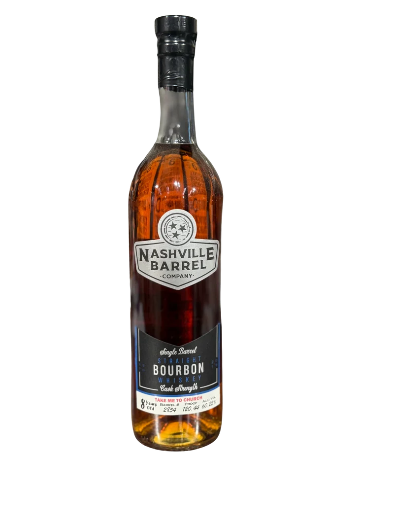 Nashville Barrel Co 8yr Single Barrel Kentucky Bourbon - #2854 - Take me to Church