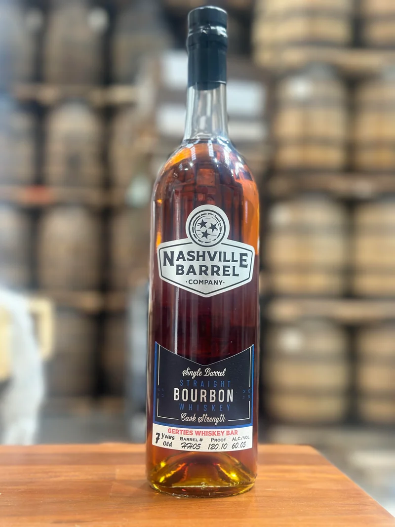 Nashville Barrel Co 7 Year SIngle Barrel Kentucky Bourbon -"Gerties / 404 Whiskey Bar" - 120.10 Proof
