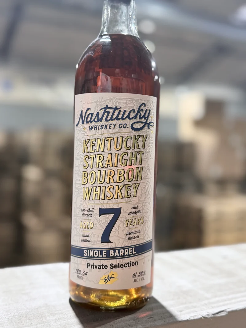 Nashville Barrel Co 7yr Single Barrel Kentucky Straight Bourbon - 123.04 Proof - #8938 - Adam Thompson and Friends