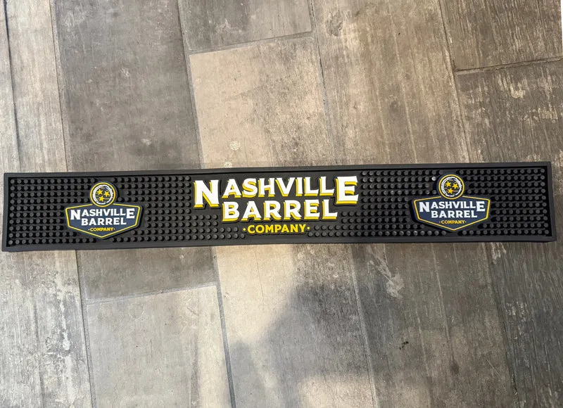 Nashville Barrel Co Rectangle Bar Mat