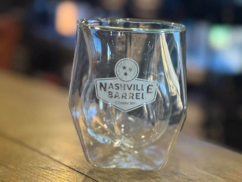Nashville Barrel Co Double Wall Glass with Logo