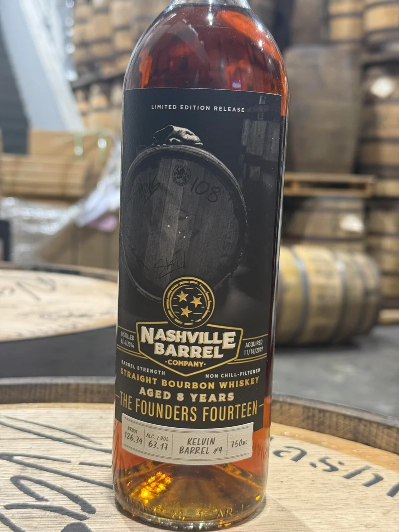 Nashville Barrel Co Founder's Fourteen - Single Barrel Bourbon - #9