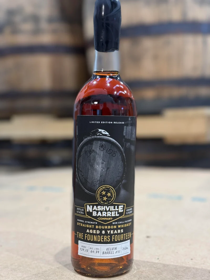 Nashville Barrel Co 8yr Single Barrel - Founders Fourteen - #13 - 129.78 Proof