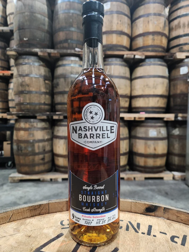 Nashville Barrel Co 9yr Single Barrel Bourbon - #8227 - 118.38 Proof