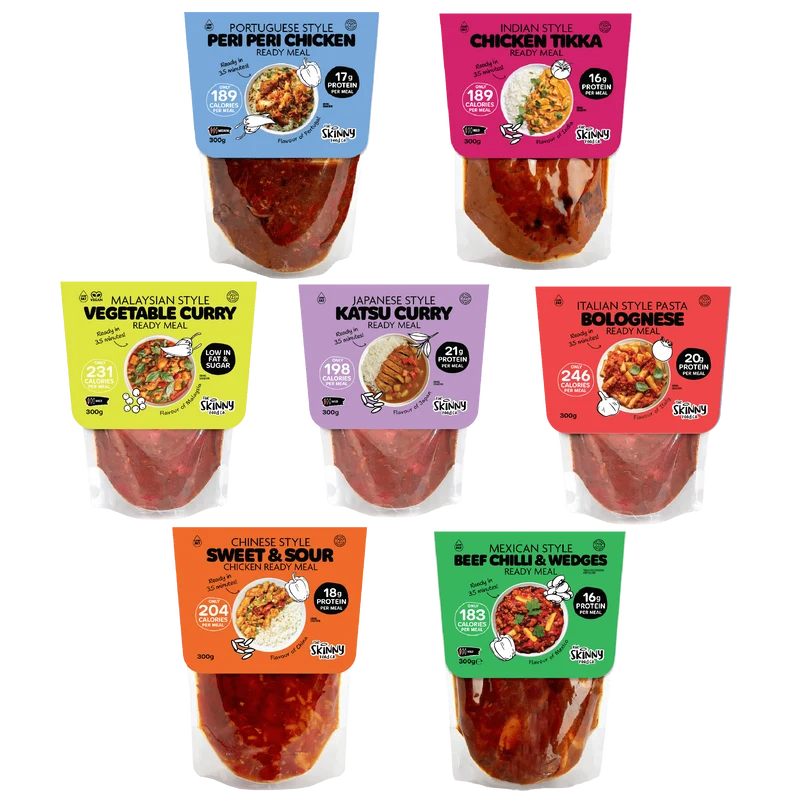 Skinny Food Co 7-dagars färdigmatspaket (300 g x 7 måltider)