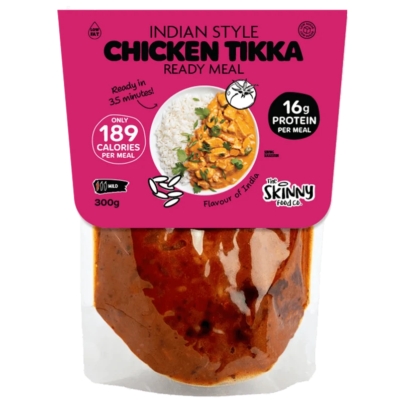 Skinny Indian Chicken Tikka 189 kalorier färdigrätt - 300 g (även i 10-pack)