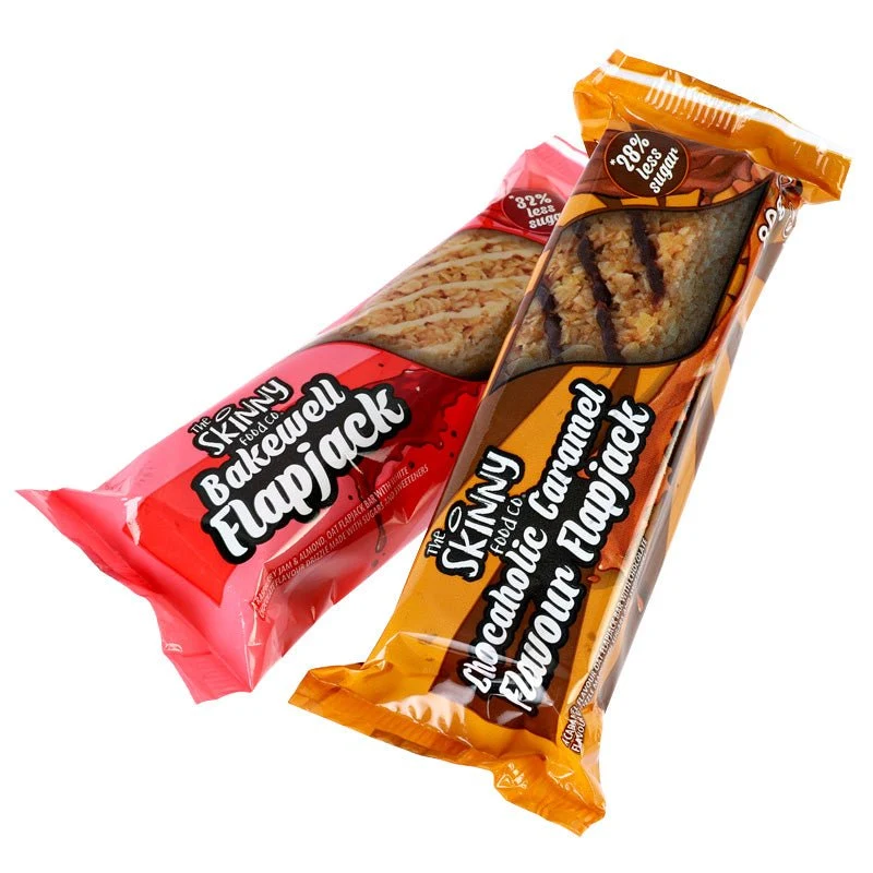 Skinny Food Co Lågsockerprotein Flapjacks 80g (2 Smaker)