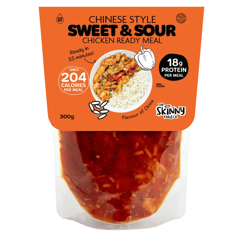 Mager kinesisk sötsur kyckling 207 kalorier färdigrätt - 300 g (även i 10-pack)