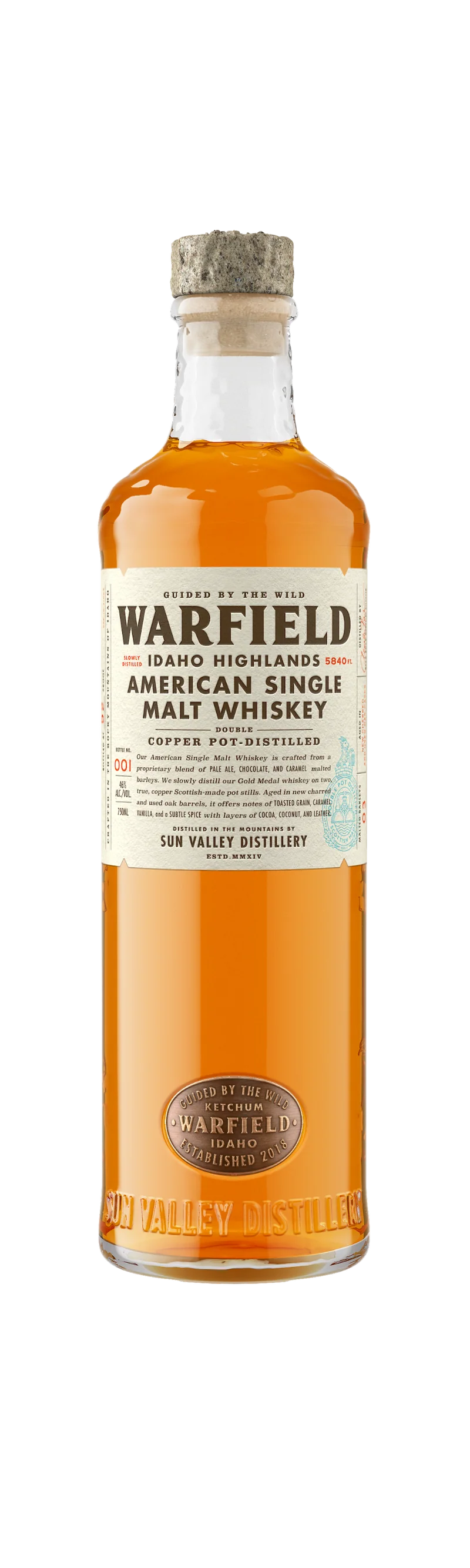 Warfield Idaho Highlands American Single Malt Whiskey