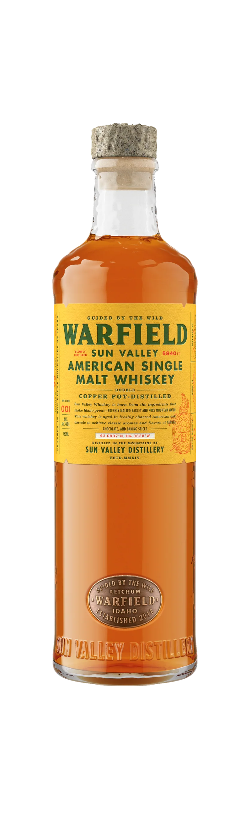 Warfield Sun Valley American Single Malt Whiskey