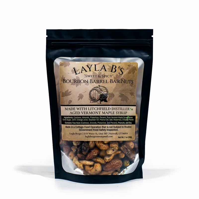 Layla B's Bourbon Barrel Bar Nuts
