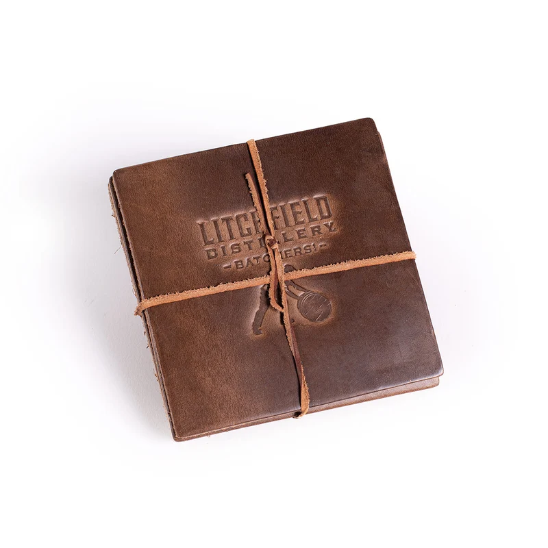 Leather Coasters - 4 Pack