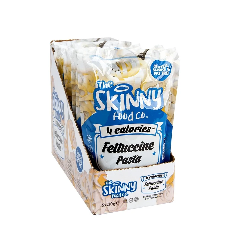 Kalorifattig, mager fettuccinepasta - (6 x 210 g förpackning)