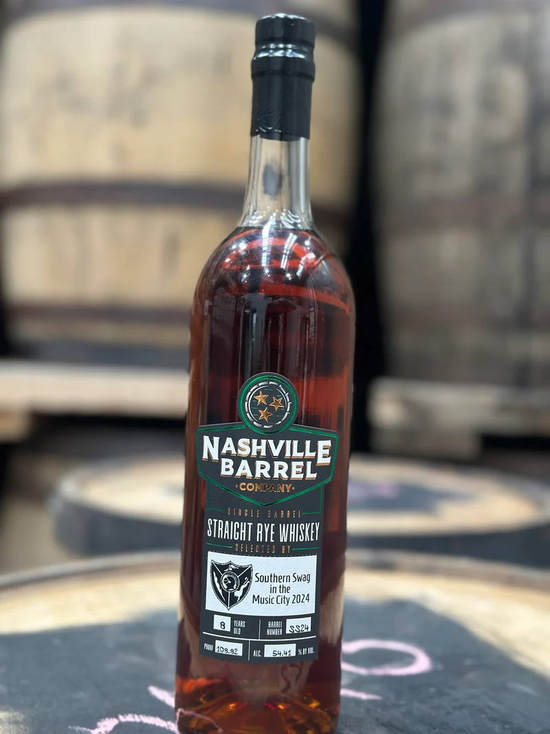 Nashville Barrel Co 8yr Single Barrel Rye - Southern Swag in Music City 2024 - SS24 - 108.82 Proof