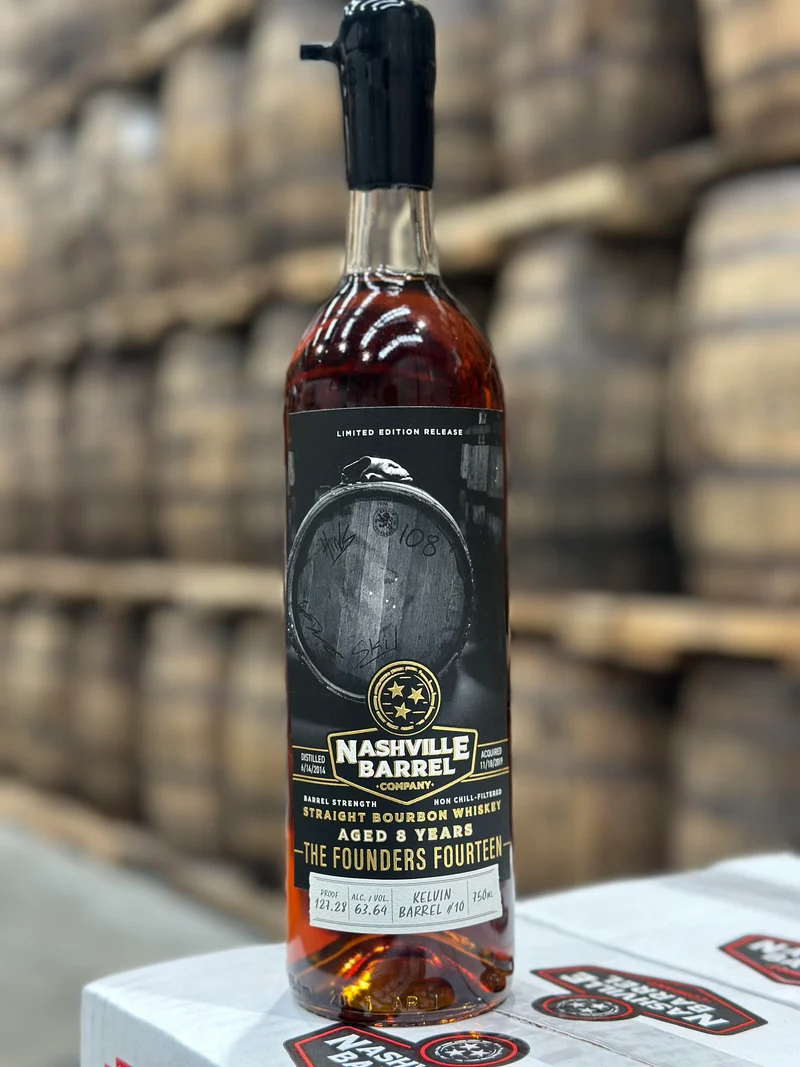 Nashville Barrel Co - Founder's Fourteen Series - 8yr Single Barrel Bourbon-#10