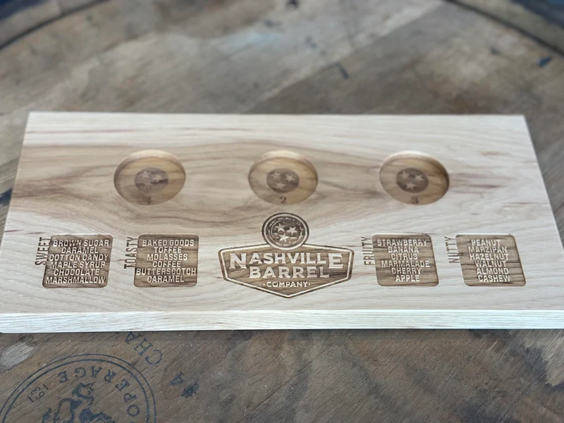 Flight Board - Nashville Barrel Co - 3 Dram