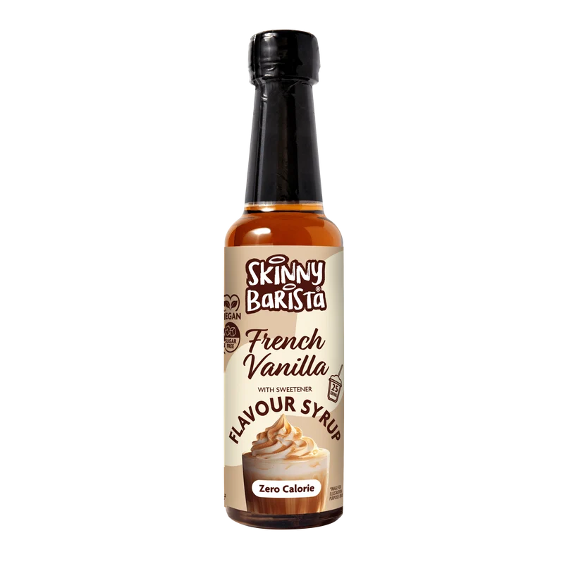Skinny Barista Fransk Vaniljsmak Sirap - Kalorifri Skinny Kaffesirap - 250ml