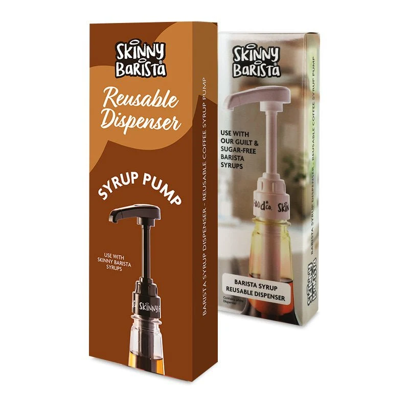 Smal Barista sirapsdispenser - Återanvändbar kaffesirapspump (vit eller svart)
