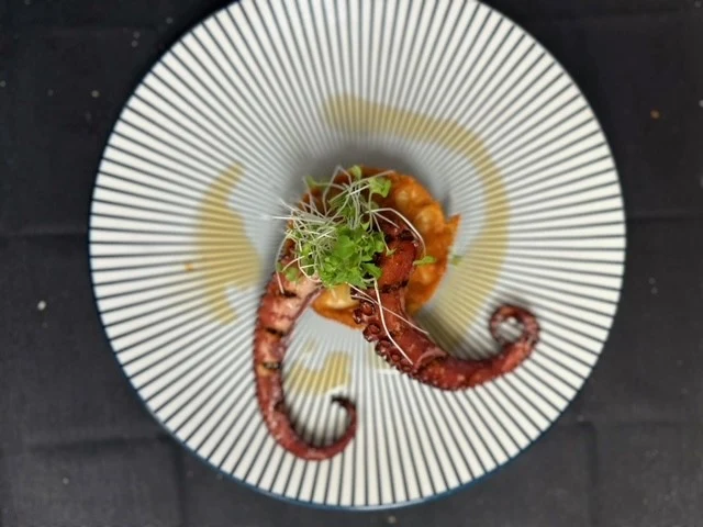 Charred Pulpo de Feijoada (Gluten friendly)- Grilled Octopus