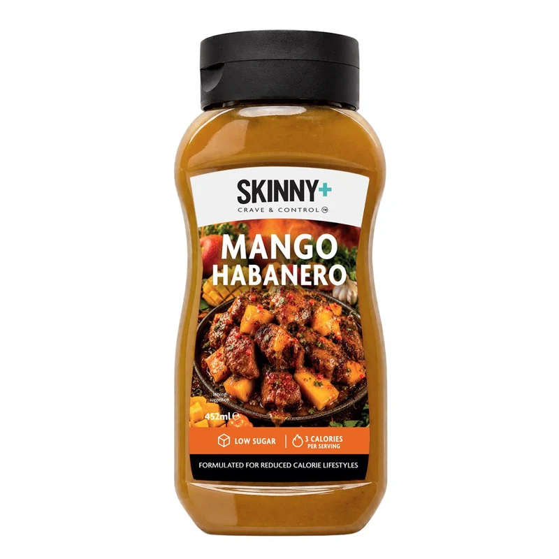 Skinny+ Mango Habanero Smak Sockerfri Skinny Sås - 452 ml