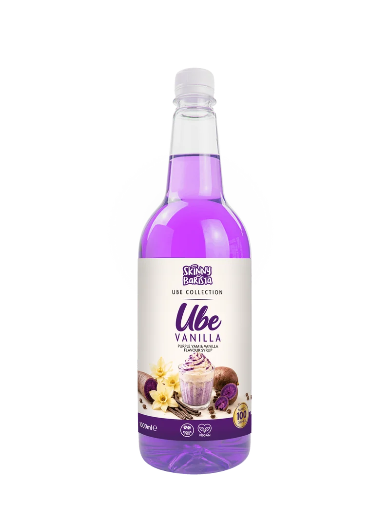 Skinny Barista Ube Vaniljsmaksatt sirap - Lågkalori Sockerfri - 1 liter