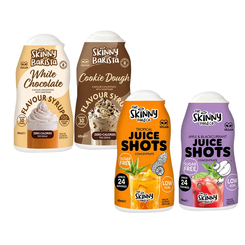 The Skinny Food Co Ultimate 60ml Discovery Juice & Barista-kollektion