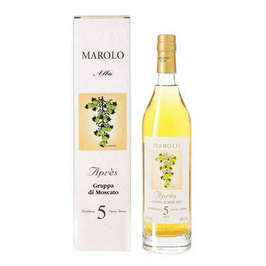 MAROLO Grappa di Moscato 'Après' Marolo 5 Anni (70CL, 42.0% Vol.)
