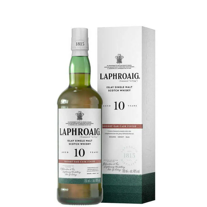 Laphroaig 10 Years Old Sherry Oak Finish (70CL, 48.0% Vol.)