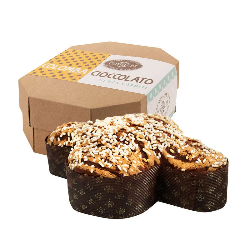 PASTICCERIA PERBELLINI Colomba al cioccolato fondente 750g.