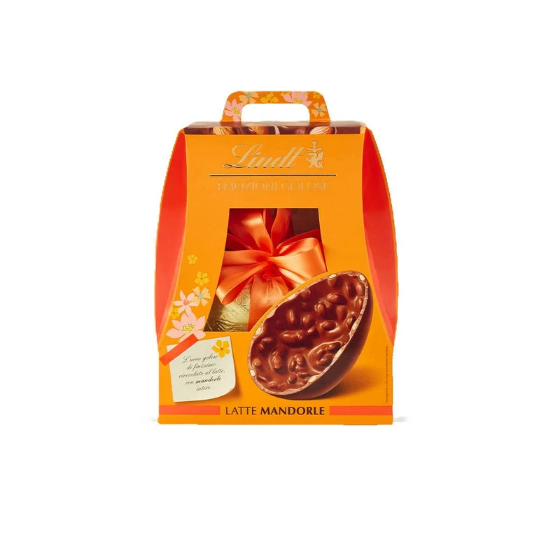 LINDT Uovo Emozioni Golose Latte Mandorle 400g