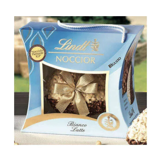 Lindt Noccior Uovo Bi-Gusto Latte e Cioccolato Bianco “NOCCIOLA PIEMONTE I.G.P.” 610 G