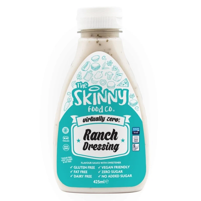 Ranch Sauce Dressing Virtually Zero© Calorie Skinny Sauce - 425ml