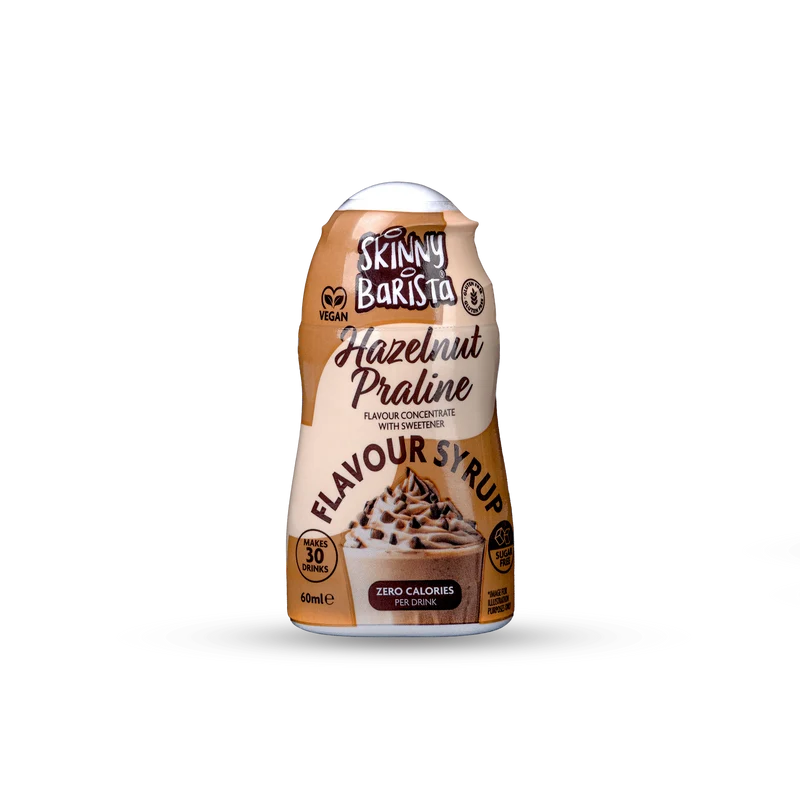 Skinny Barista Hasselnötssmak Shot Sockerfri Skinny Kaffesirap - 60ml