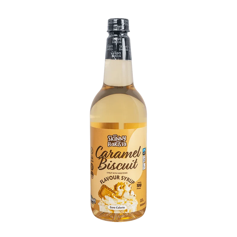 Skinny Barista Karamellkexsirap - Kalorifri Skinny Coffee - 1 liter