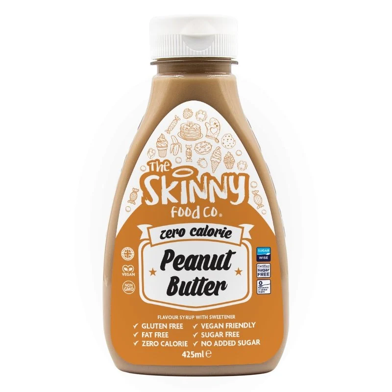 Jordnötssmör Zero Calorie Sockerfri Skinny Sirap - 425ml